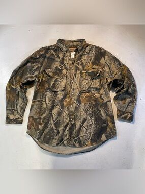 Remington Brown & Green Realtree Camo Field Shirt Jacket